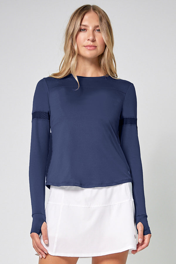 lija Pacer Top - Dark Navy
