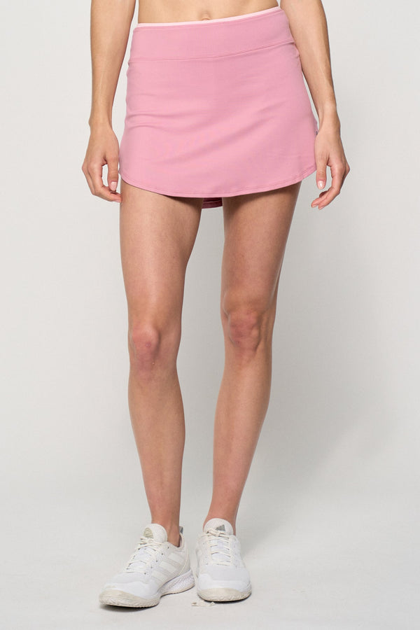 lija Pop Skort 13" - Antique Rose/Carnation