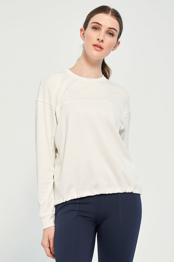 Lija Post Game Pullover - White