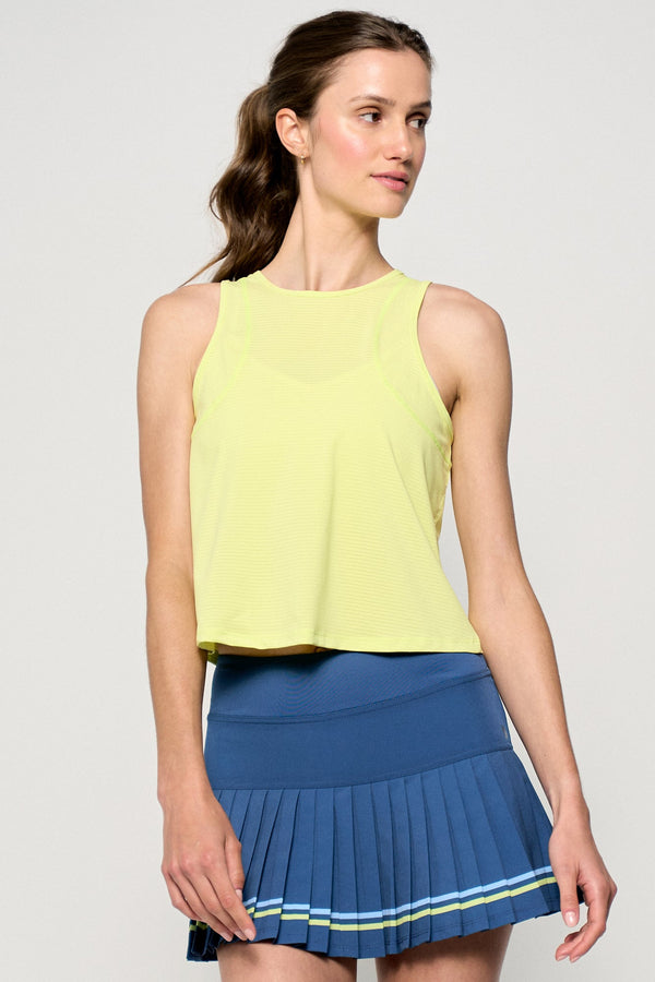 lija Shift Tank - Peridot