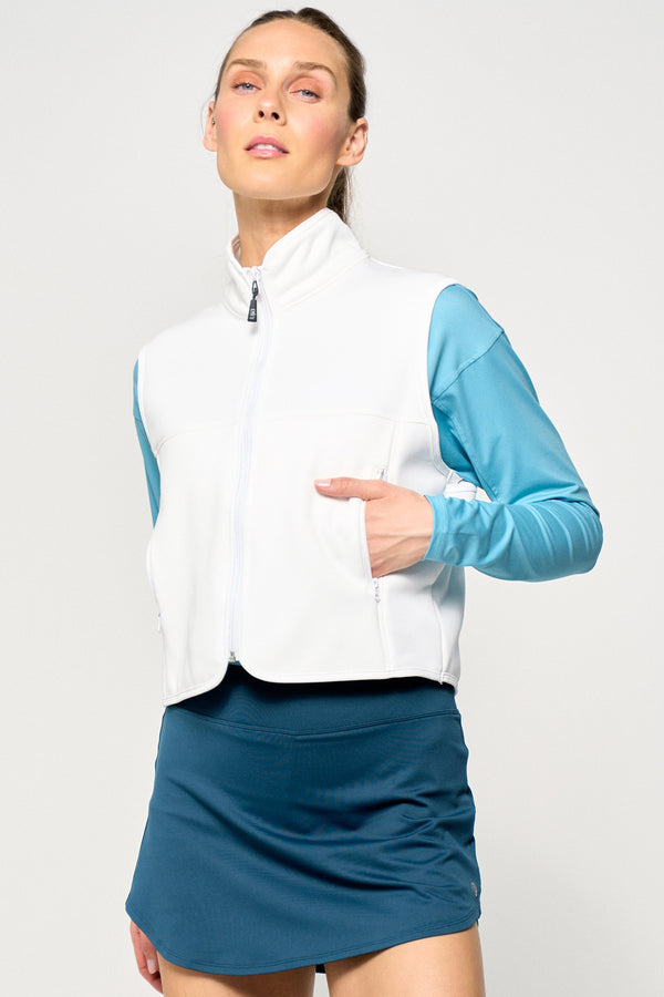 Lija Shuffle Vest - White