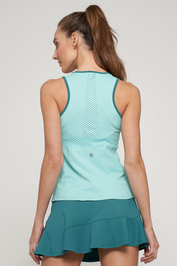 Lija Spice Tank - Aquamarine/Jungle