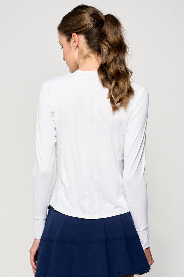 Lija Titan Top - UPF 50+ White