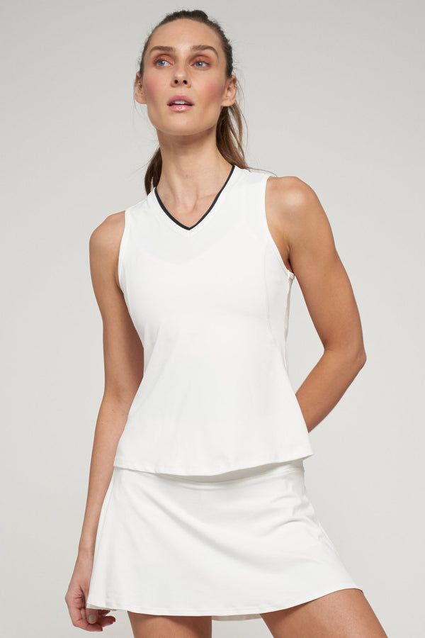lija Victory Tank - White/Black