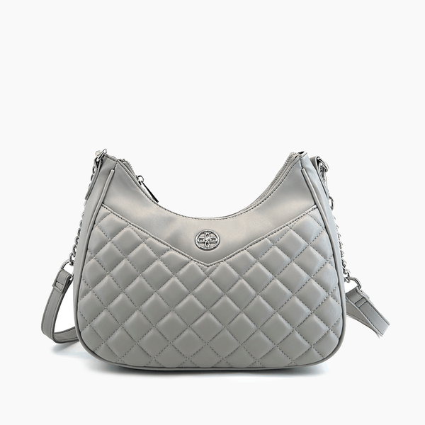 Like Dreams Auburn Y2K Vegan Dual Quilted Shoulder Bag