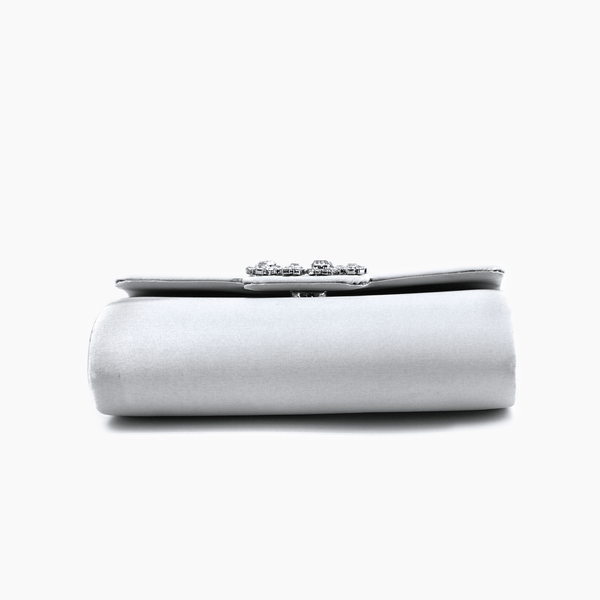 Like Dreams Clara Satin Rhinestone Evening Clutch Bag