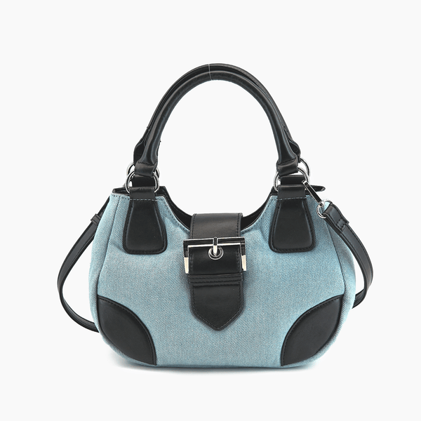 like dreams Denim Plush Y2K Top Handle Crossbody Bag