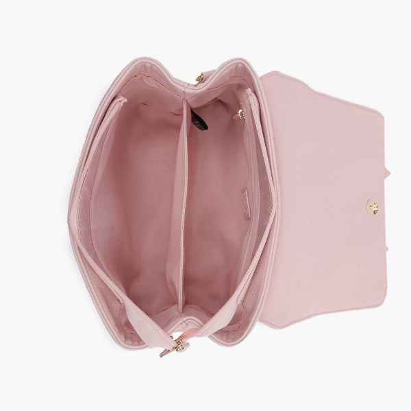 Like Dreams Eva Double Bow Vegan Satchel Crossbody Bag