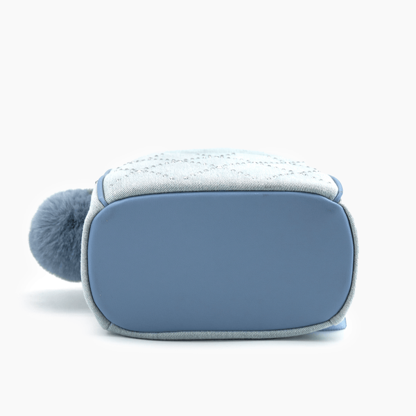 Like Dreams Kingston Denim Rhinestone Mini Backpack