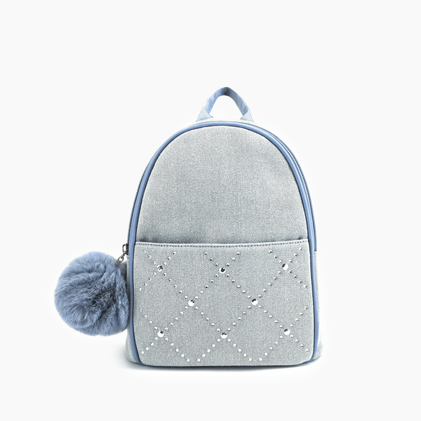 like dreams Kingston Denim Rhinestone Mini Backpack