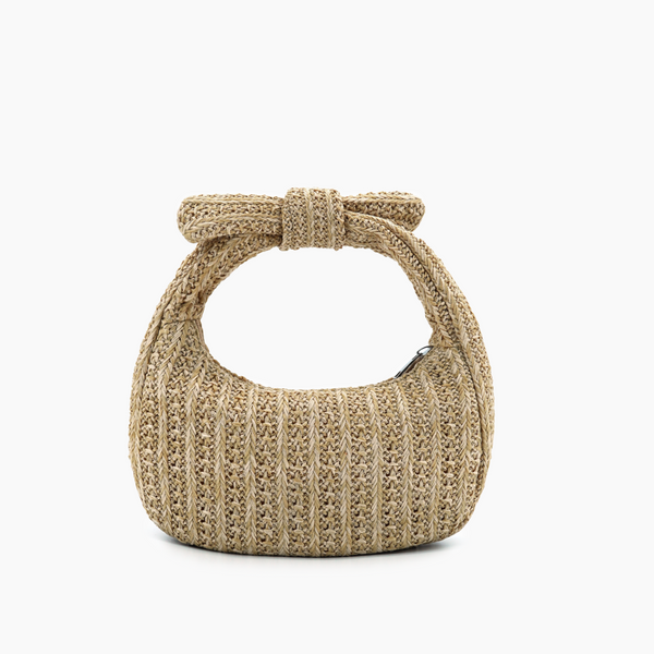 like Dreams Aimee Mini Straw Top Handle Bag