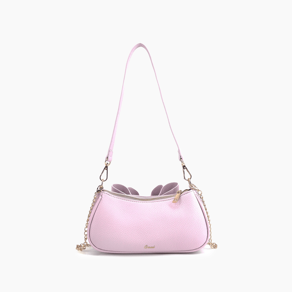 Like Dreams Baguette Bow Pebble Mini Shoulder Bag