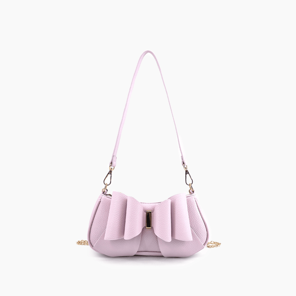 like dreams Baguette Bow Pebble Mini Shoulder Bag