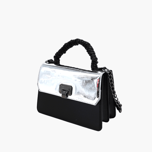Like Dreams Blaze Metallic Vegan Crossbody Bag