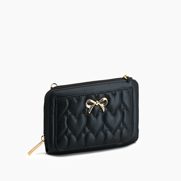 Like Dreams Daphne Heart Wallet Crossbody Bag