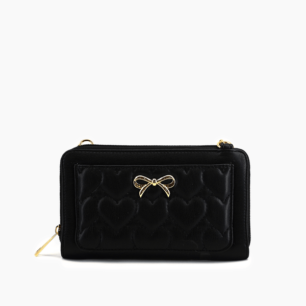 like dreams Daphne Heart Wallet Crossbody Bag