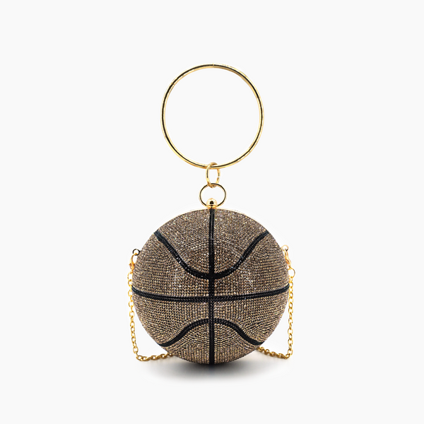 like dreams Dribble Rhinestone Basketball Clutch