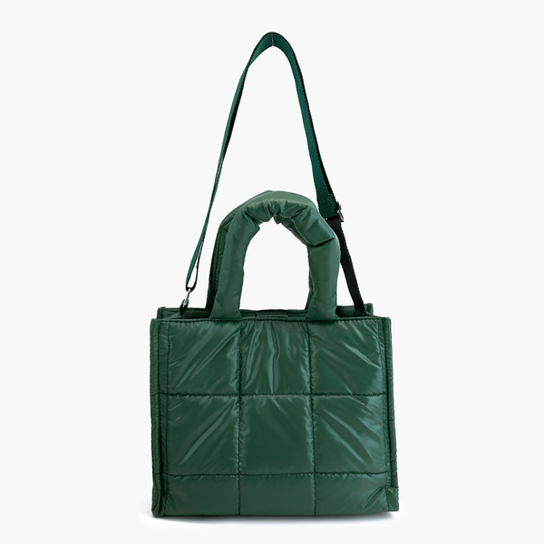 Like Dreams Evergreen Quilted Puffer Tote Bag