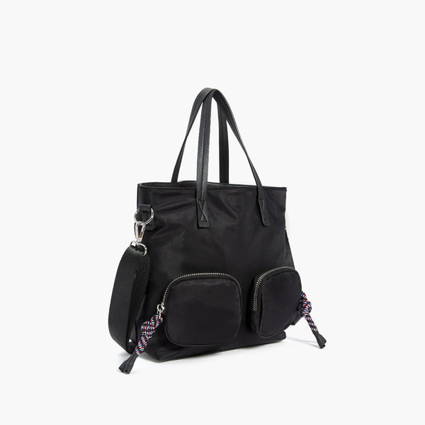 Like Dreams Full Force Utility Black Tote Bag