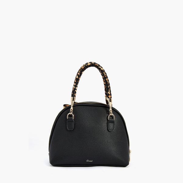 Like Dreams Leopard Top Handle Bow Crossbody Bag