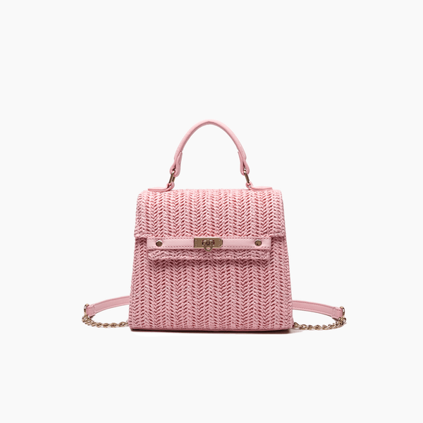 Like Dreams Neo Pastel Straw Crossbody Bag