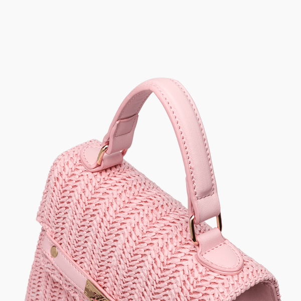 Like Dreams Neo Pastel Straw Crossbody Bag