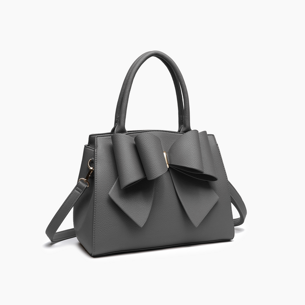 Like Dreams Park Bow Vegan Satchel Crossbody Bag