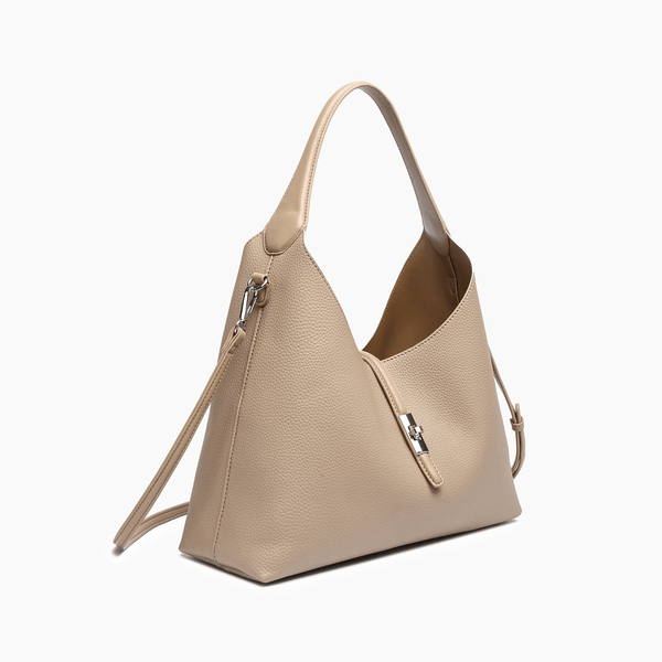 Like Dreams Sienna Vegan Pebble Hobo Shoulder Bag