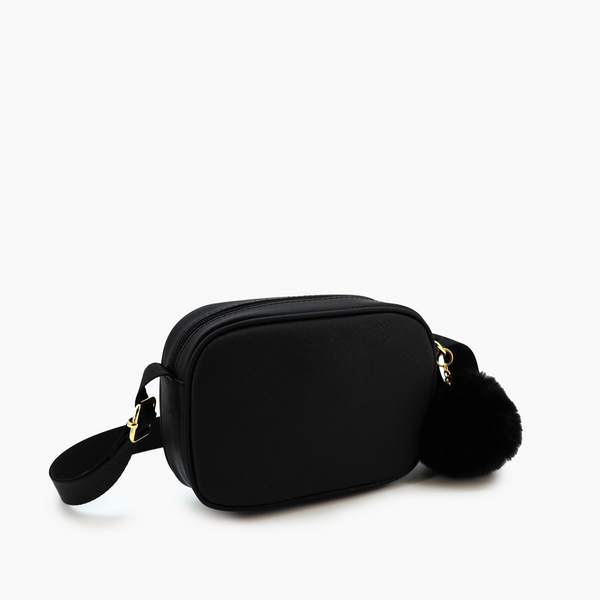 Like Dreams Skyler Compact Black Crossbody Bag