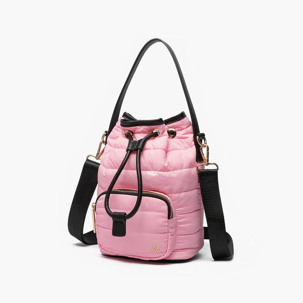Like Dreams Lucky Quilted Puffer Bucket Crossbody Bag