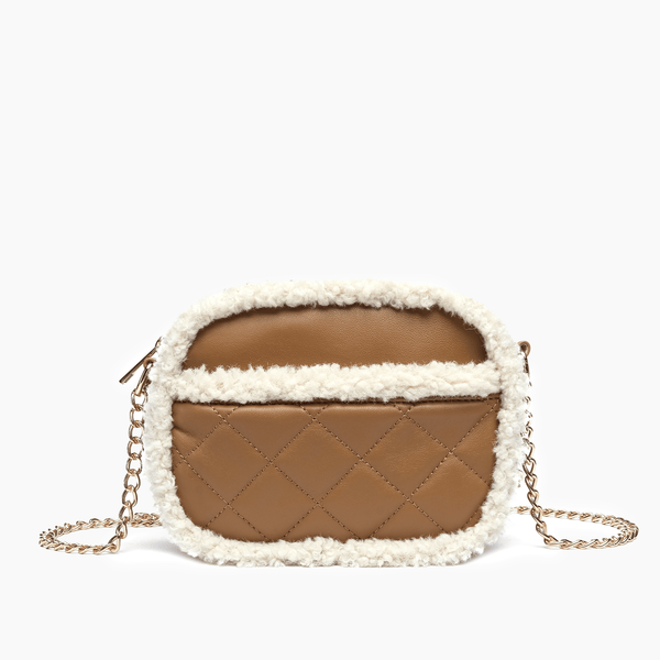 like dreams Pumpkin Patch Vegan Sherpa Crossbody Bag