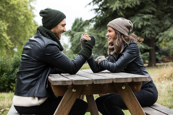 Likemary Camo Green Merino Slouchy Beanie Men - Ethically Handmade