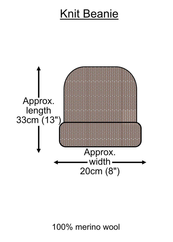 Likemary Charcoal Grey Merino Slouchy Beanie Men - Ethically Handmade