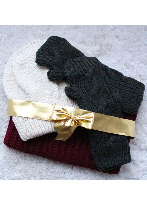 Likemary Cream Merino Wool Slouchy Beanie - Ethically Handmade