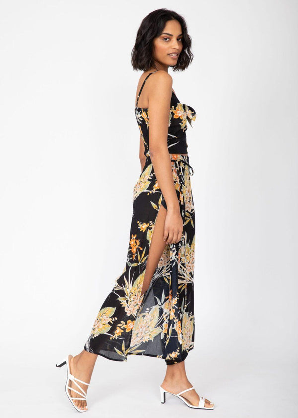 Likemary Floral Print Wide Leg Summer Trousers