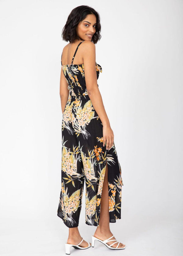 Likemary Floral Print Wide Leg Summer Trousers