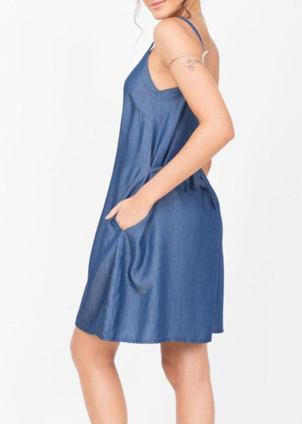 Likemary Summer Denim Slip Dress
