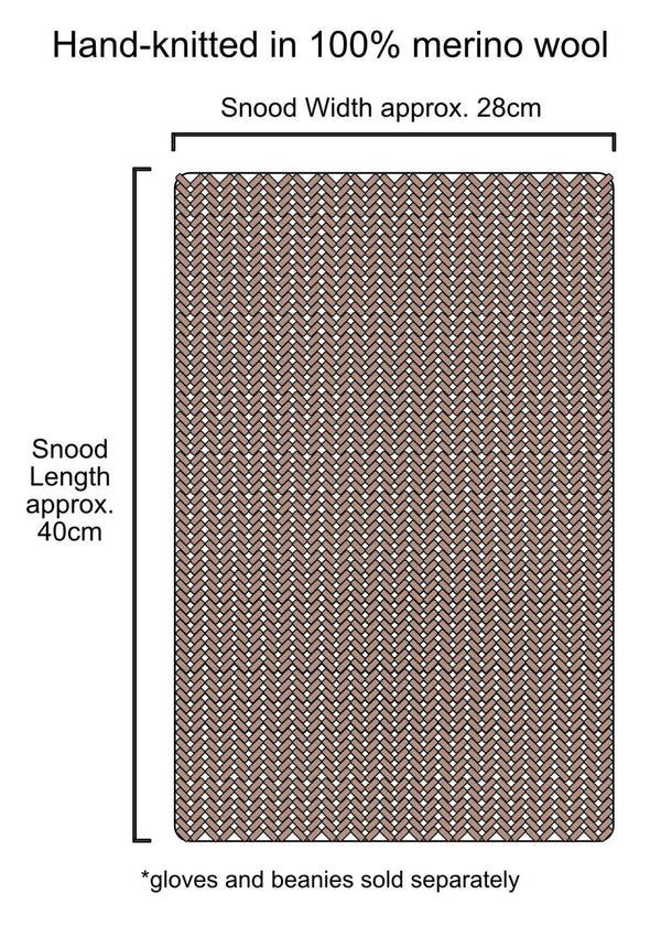 Likemary Men's Infinity Snood Scarf Merino Wool Teal