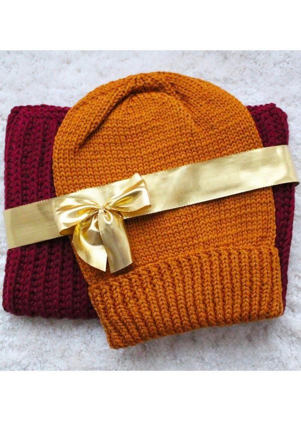 Likemary Mustard Yellow Merino Slouchy Beanie - Ethically Handmade