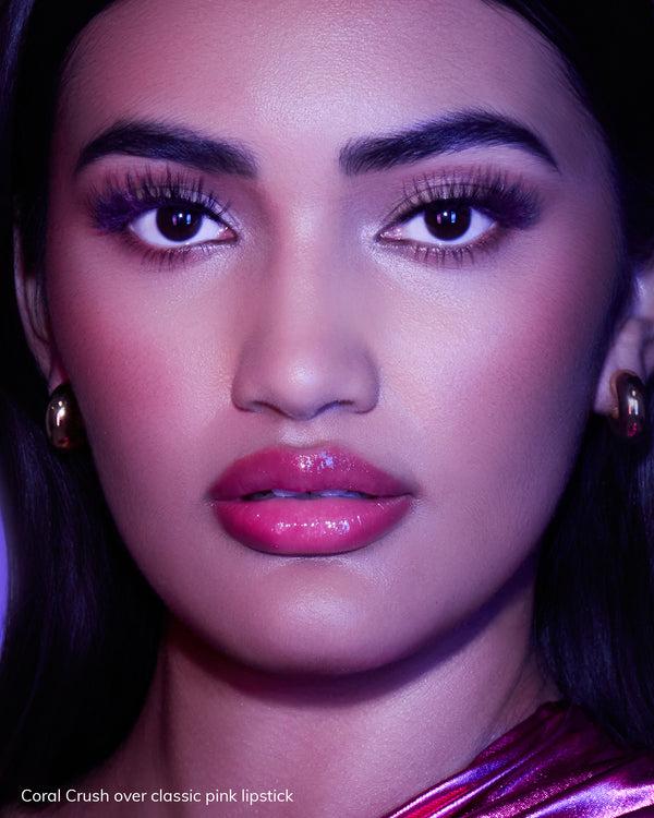 Lilly Lashes Coral Crush Sheer Vibrating Lip Gloss