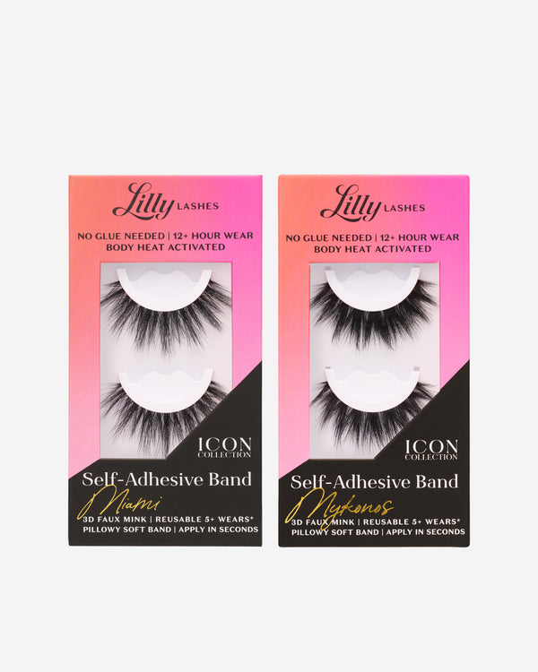 lilly lashes Icon Self-Adhesive Bundle