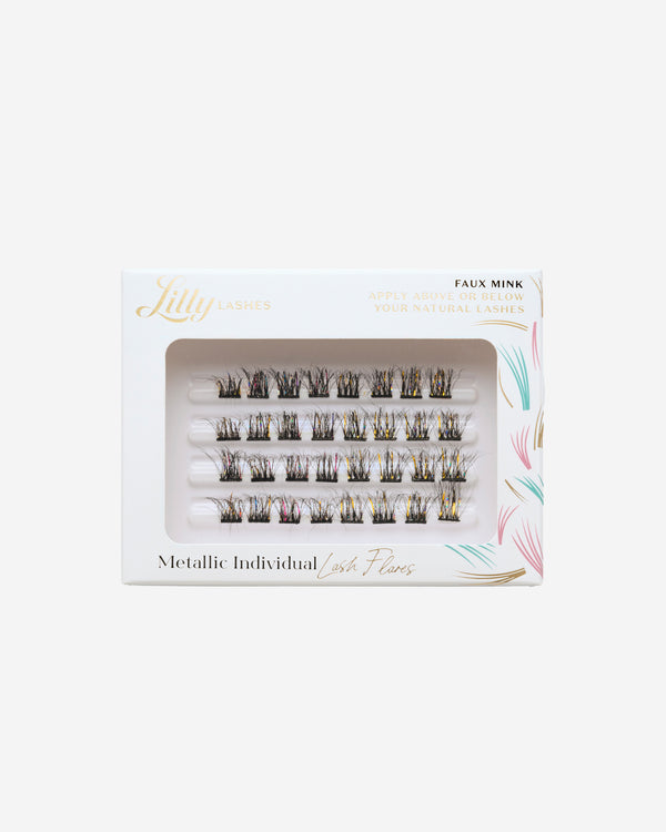 lilly lashes Metallic Individual Lash Flares