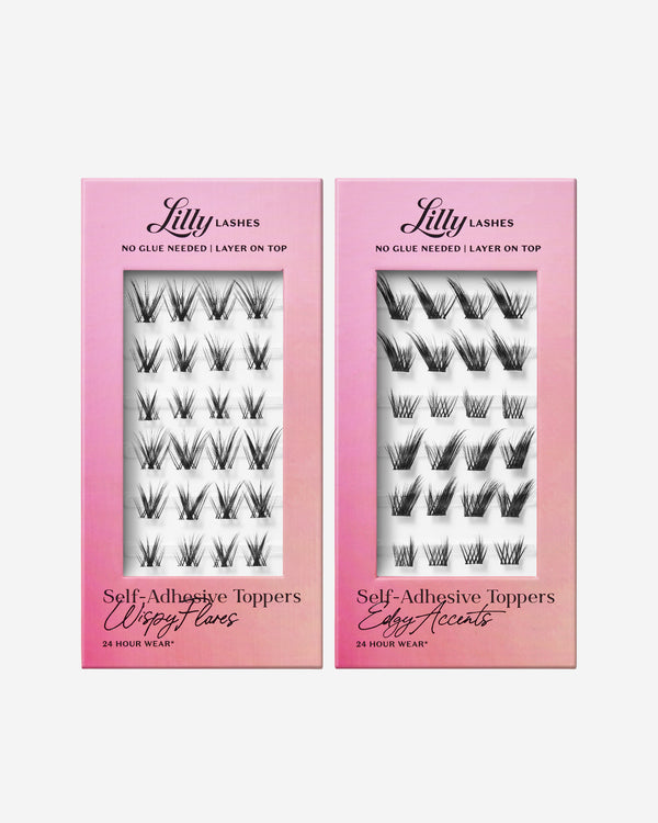 lilly lashes Self-Adhesive Toppers Bundle
