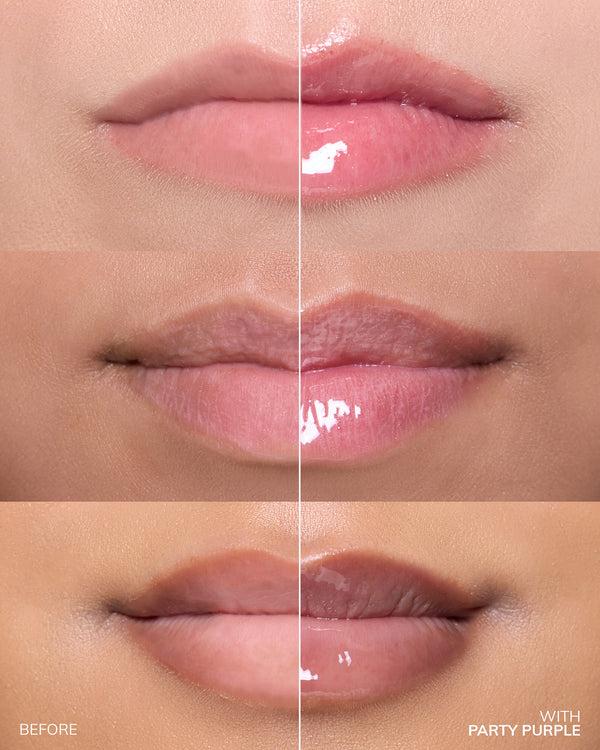 Lilly Lashes Party Purple Sheer Vibrating Lip Gloss