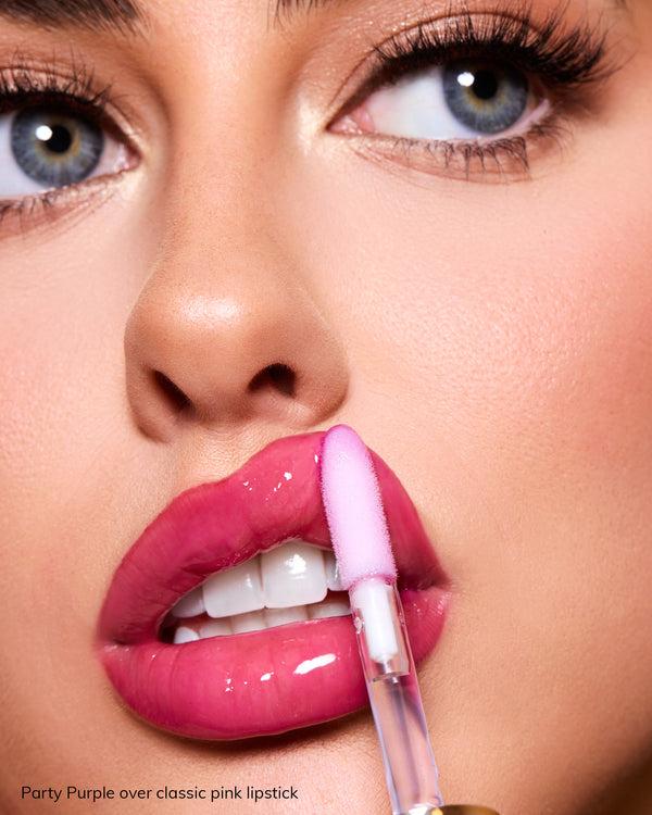 Lilly Lashes Party Purple Sheer Vibrating Lip Gloss