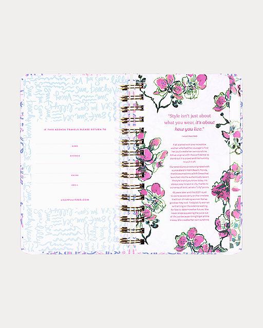 Lilly Pulitzer 2025-2026 17 Month Medium Agenda Resort White Tis The Sea Sun