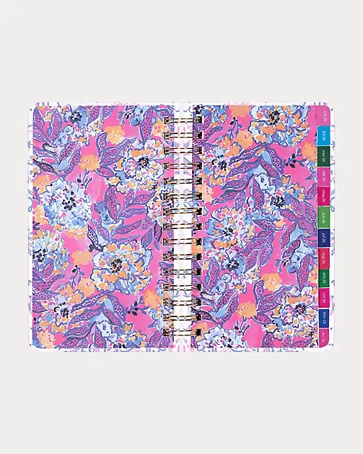 Lilly Pulitzer 2025-2026 17 Month Medium Agenda Resort White Tis The Sea Sun