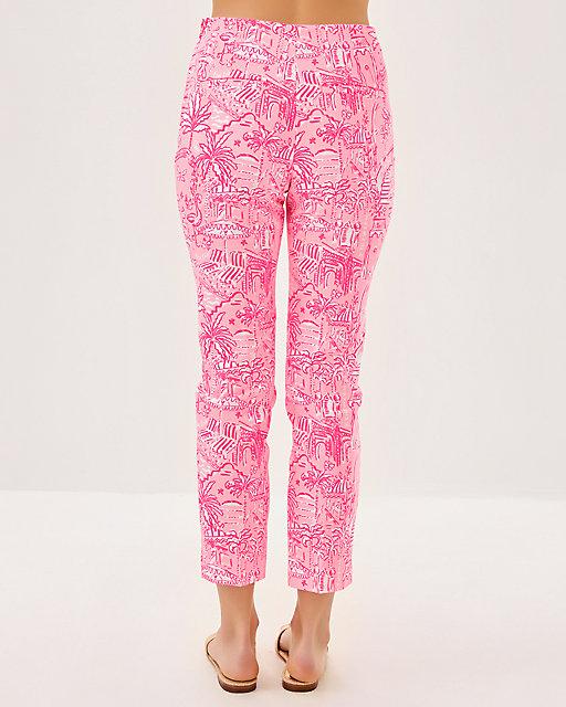 Lilly Pulitzer 27" Nancee High Rise Crop Pant Conch Shell Pink Pennys Playground