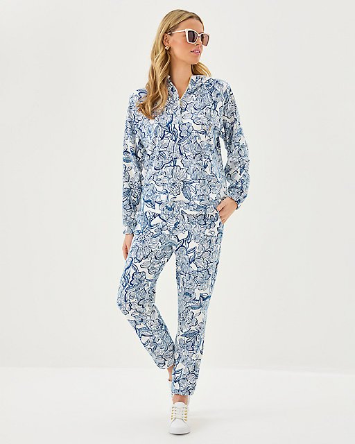 Lilly Pulitzer 29" Silvie Terry Jogger Coconut Unforgettable