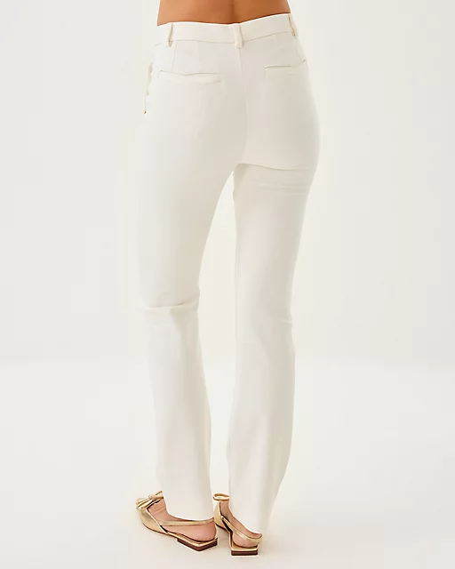 Lilly Pulitzer 32" Demaria High Rise Stretch Pant Coconut